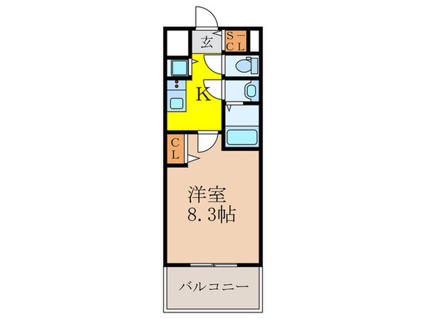 リッツ新大阪の物件間取画像